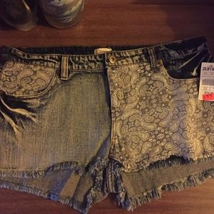 Bandana Jean Shorts